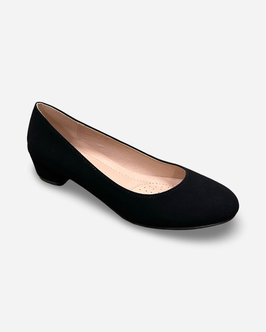Forever Short Chunky Heel Pump