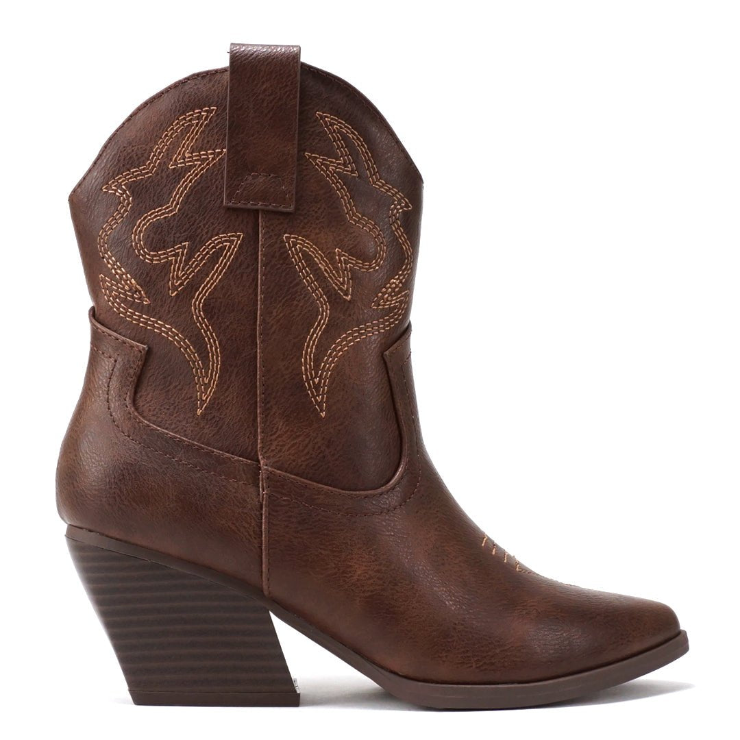 Soda Blazing Ankle Cowboy Boots