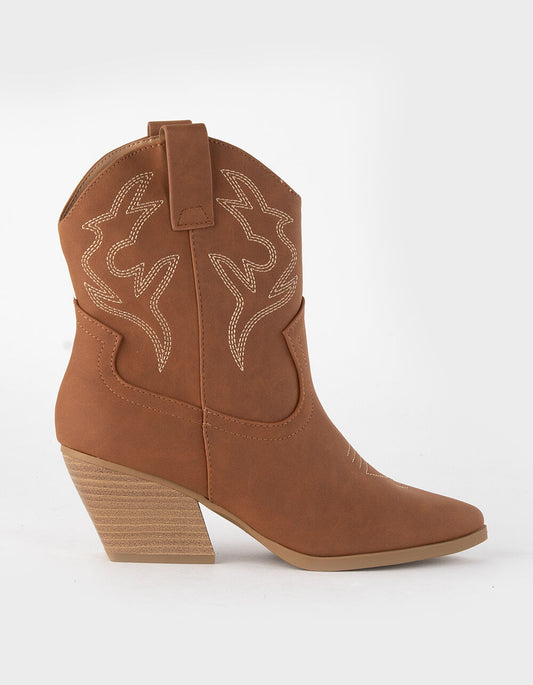 Soda Blazing Ankle Cowboy Boots