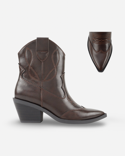 Soda Incity Ankle Cowgirl Boots