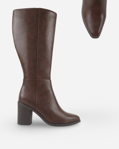 Soda Talk Wide Fit Knee High Pointed Toe Boot
