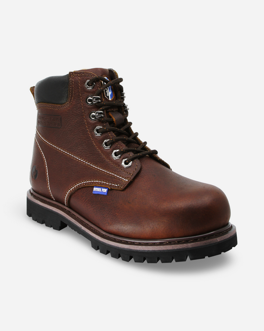 Cactus 627S Dk.Brown Steel Toe Boots