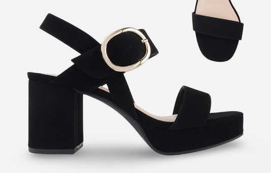 Soda Tivola Block Platform Heel
