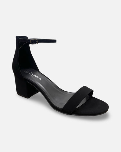 Forever Nataly Ankle Strap Block Heel