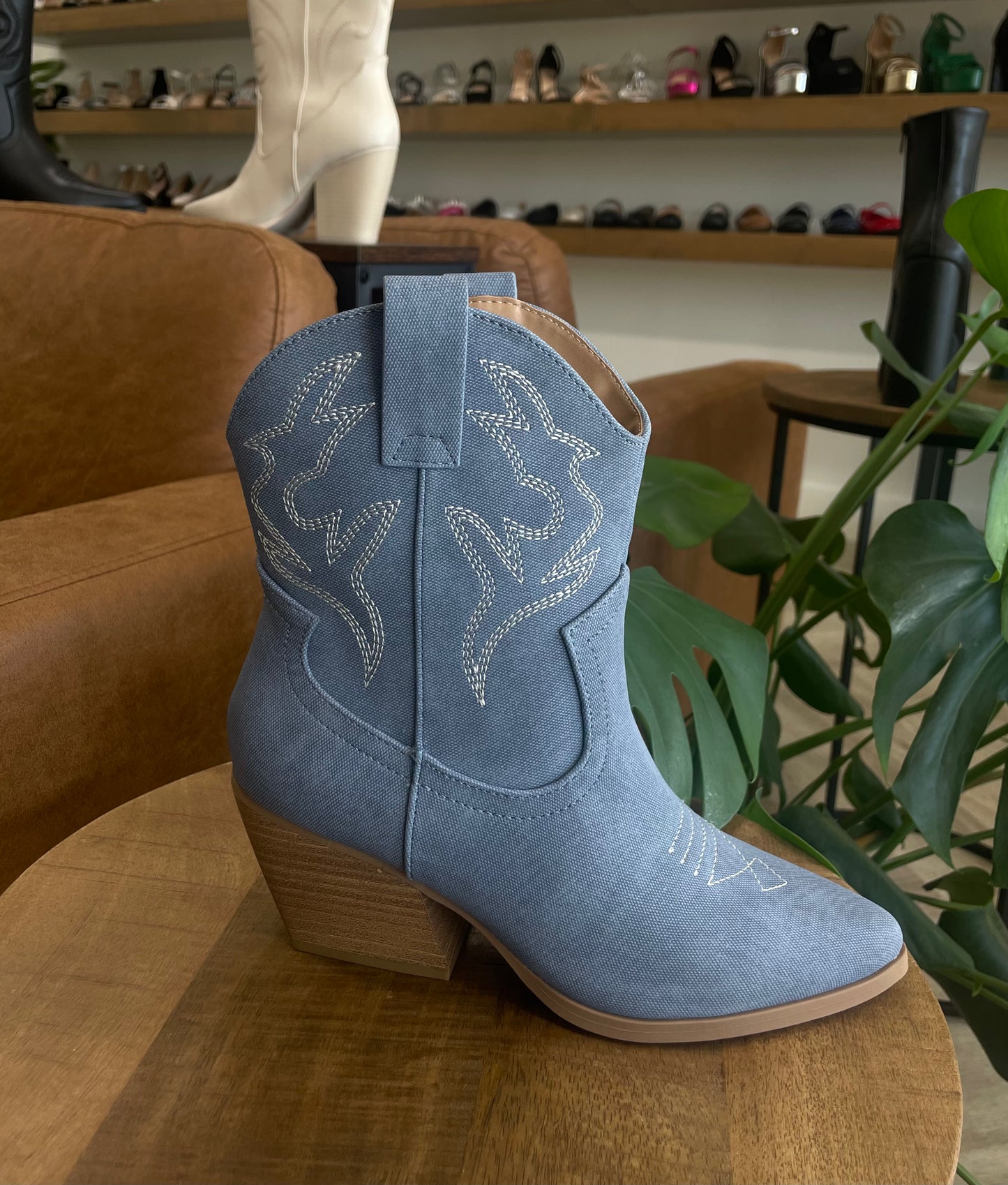Soda Blazing Ankle Cowboy Boots