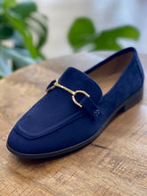 Load image into Gallery viewer, Soda Guitar Gold Buckle Loafer Flats
