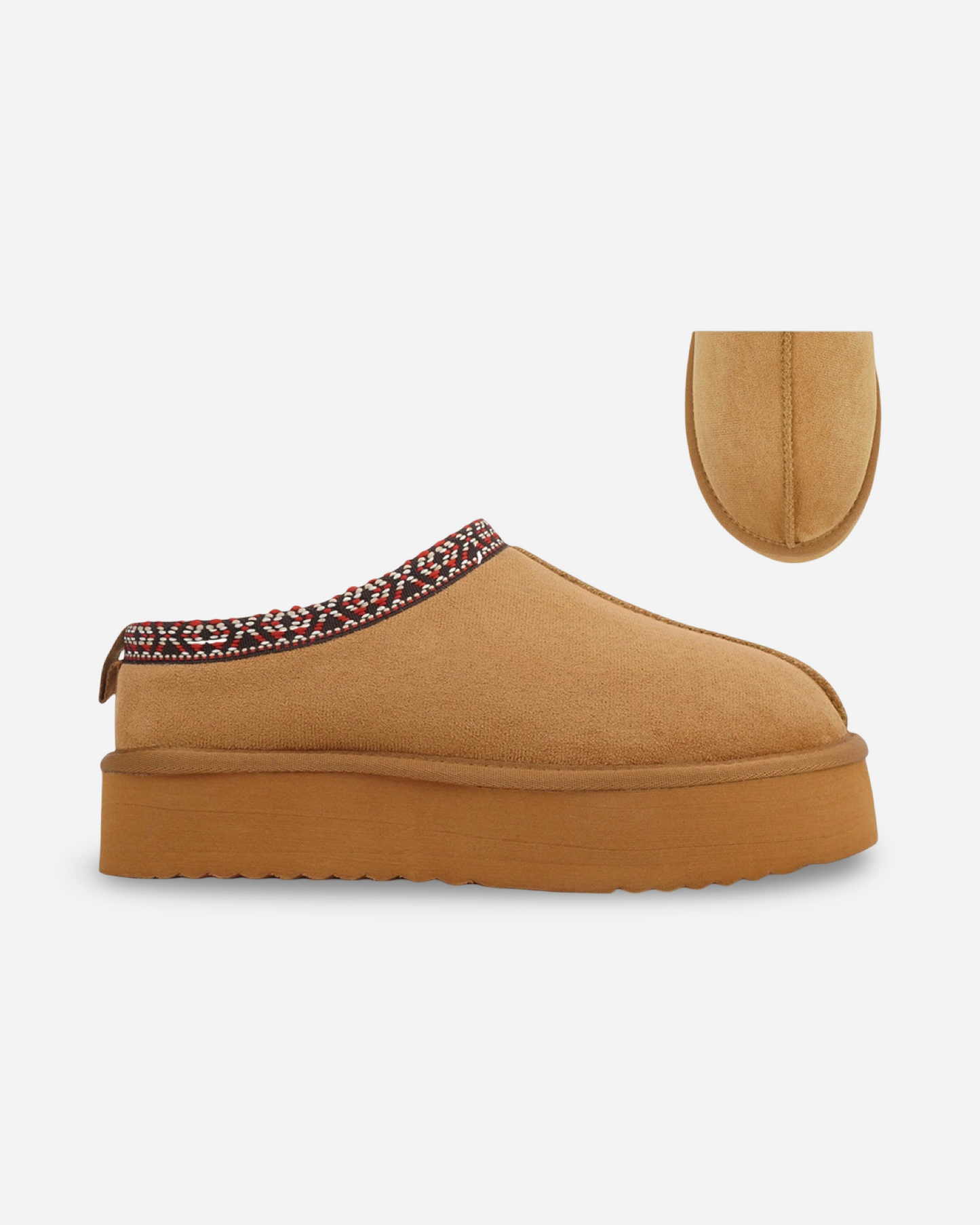 Soda Eagle Platform Clog Slipper