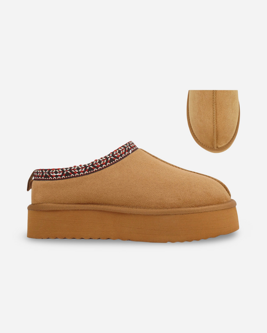 Soda Eagle Platform Clog Slipper