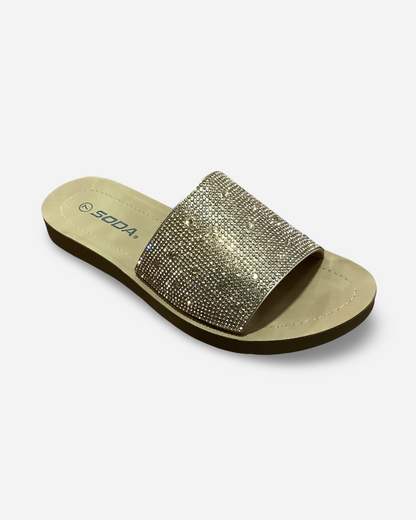 Soda Value Rhinesone Sandal