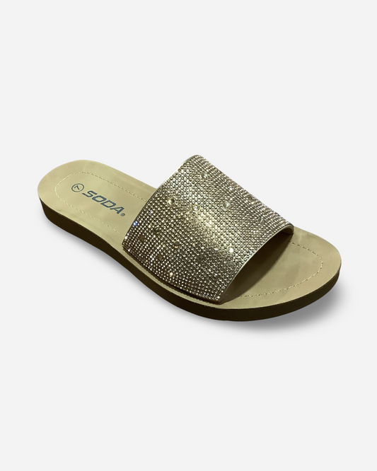 Soda Value Rhinesone Sandal
