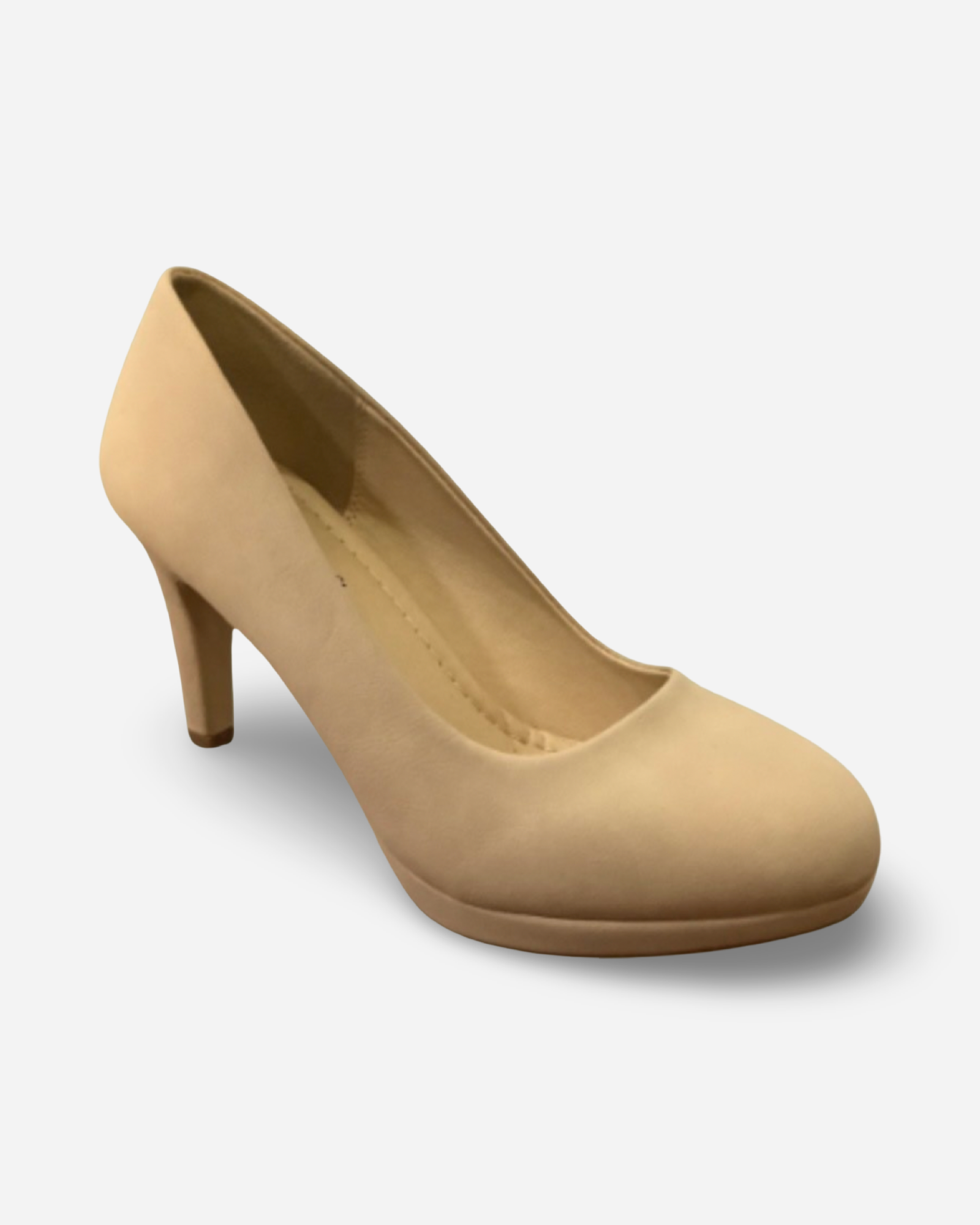 City Classified Wide Fit Comfort Heel 5.5 / Nude NB