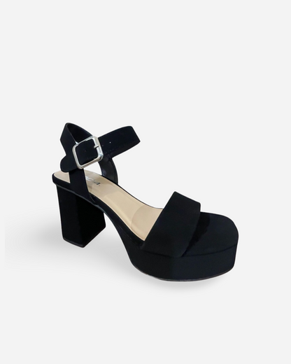 Soda Macey Block Platform Heel