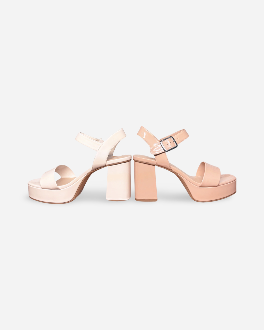 Soda Macey Block Platform Heel