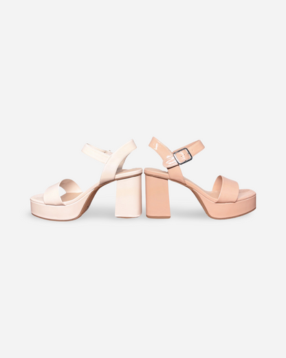 Soda Macey Block Platform Heel