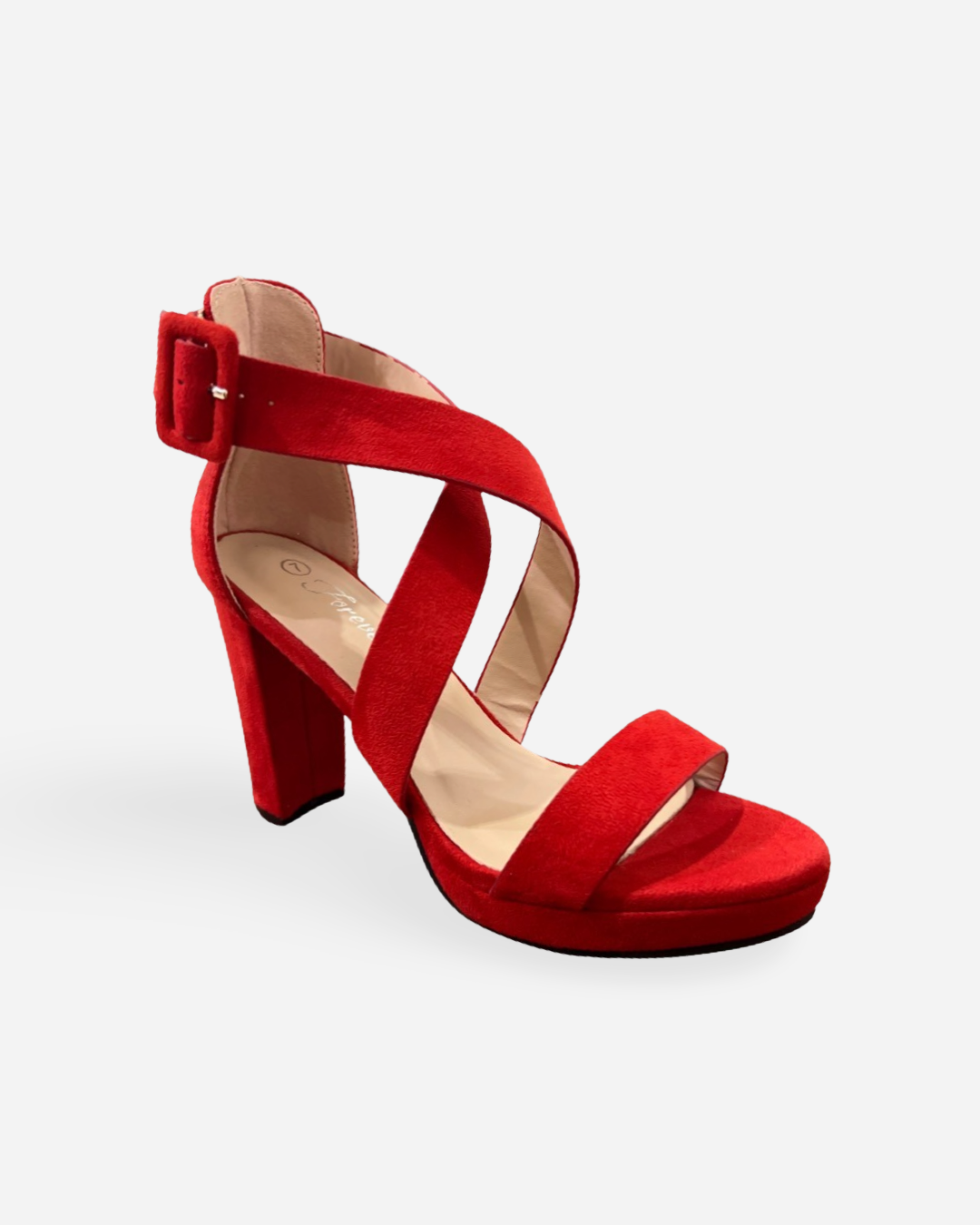 Forever Plamer Platform Heel