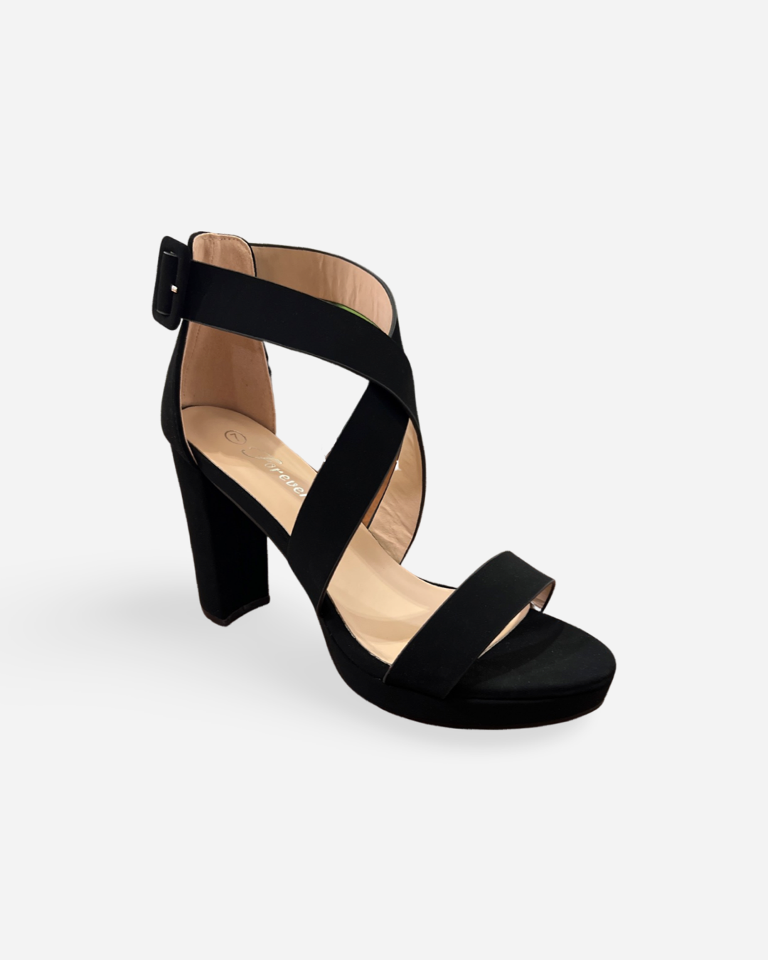 Forever Plamer Platform Heel