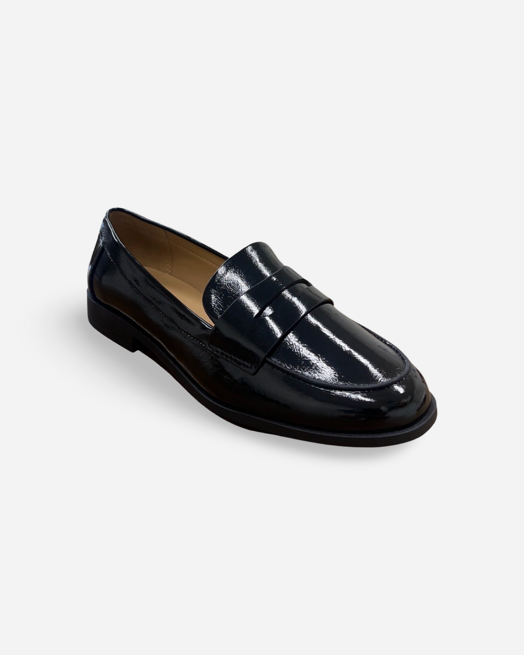 Soda Snack Patent Loafer Flats