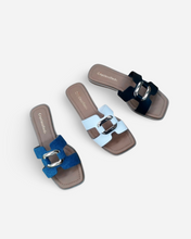 Load image into Gallery viewer, Soda Gold Buckle Sandals

