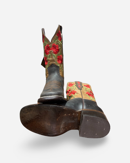 Arles JB15-02*Chocolate/Rojo Boot