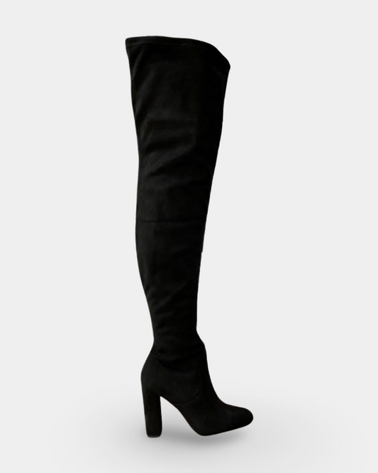 Delicious Kennice Suede Knee High Boot