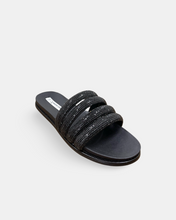 Load image into Gallery viewer, Forever Rhinestone Strap Slid On Sandal
