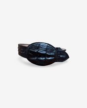 Load image into Gallery viewer, Arles 004 Crocodile Print Leather Belt
