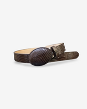 Load image into Gallery viewer, Arles 013 Armadillo Print Leather Belt
