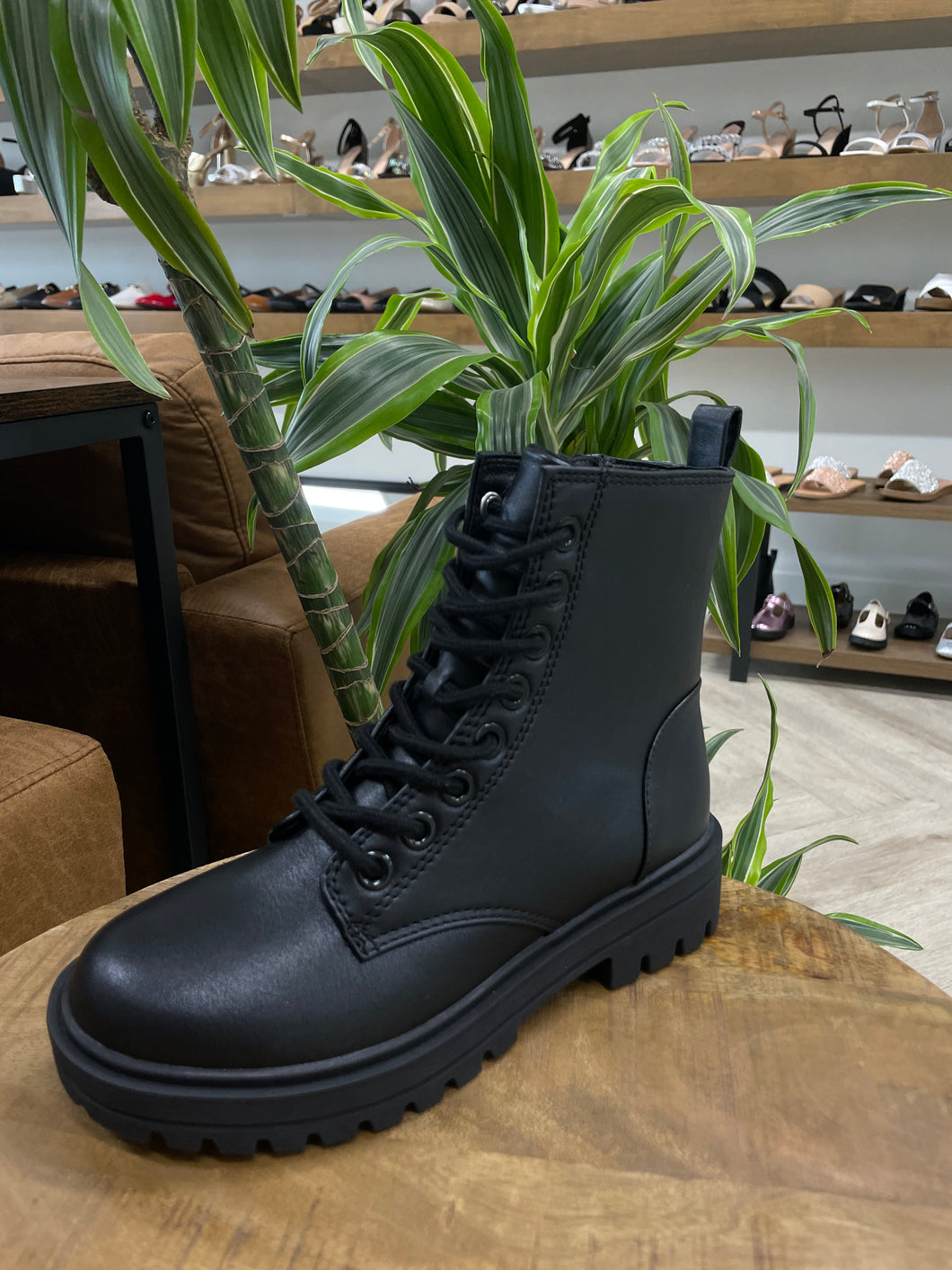 Soda Epsom Platform Combat Boot