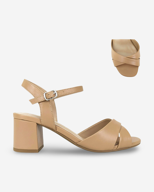 City Classified Mila Wide Fit Chunky Heel