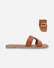 Load image into Gallery viewer, Soda Feng Gold Buckle Sandal
