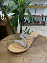 Load image into Gallery viewer, Forever Rhinestone Braid Sandal
