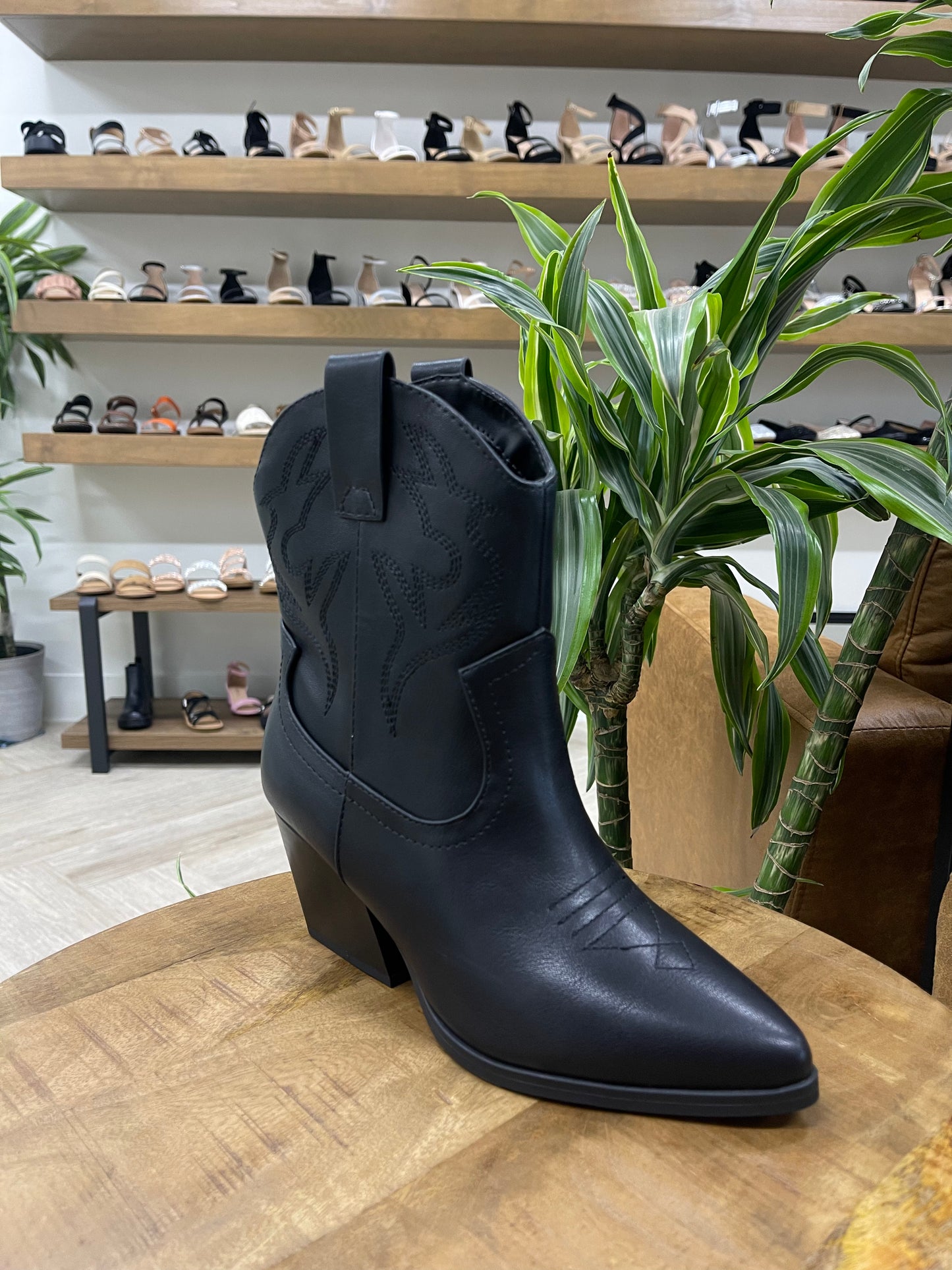 Soda Blazing Ankle Cowboy Boots