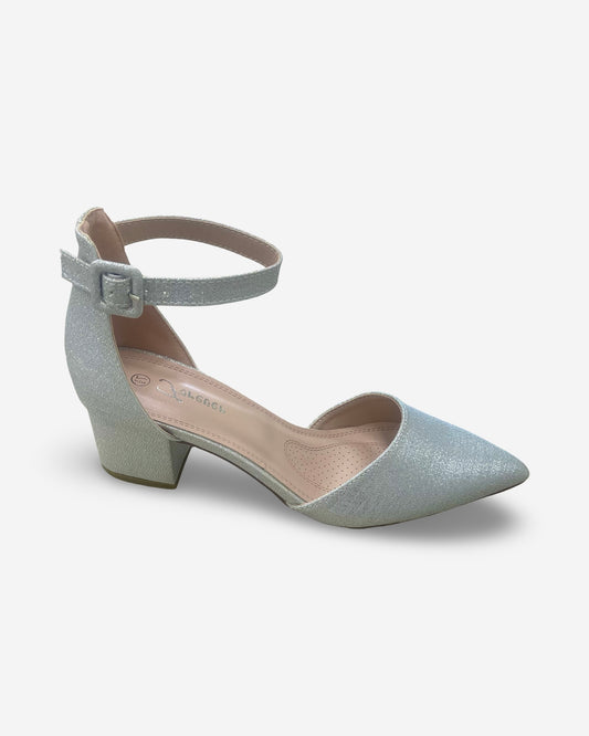Forever Nataly Pointed Toe Low Block Heel