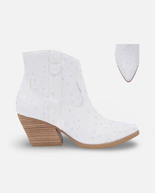 Soda Shelby Ankle Cowgirl Boots