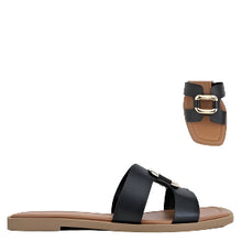 Load image into Gallery viewer, Soda Feng Gold Buckle Sandals
