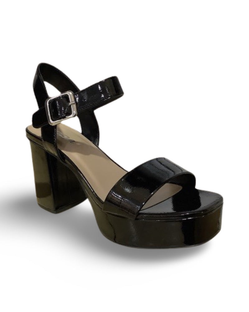 Soda Macey Block Platform Heel
