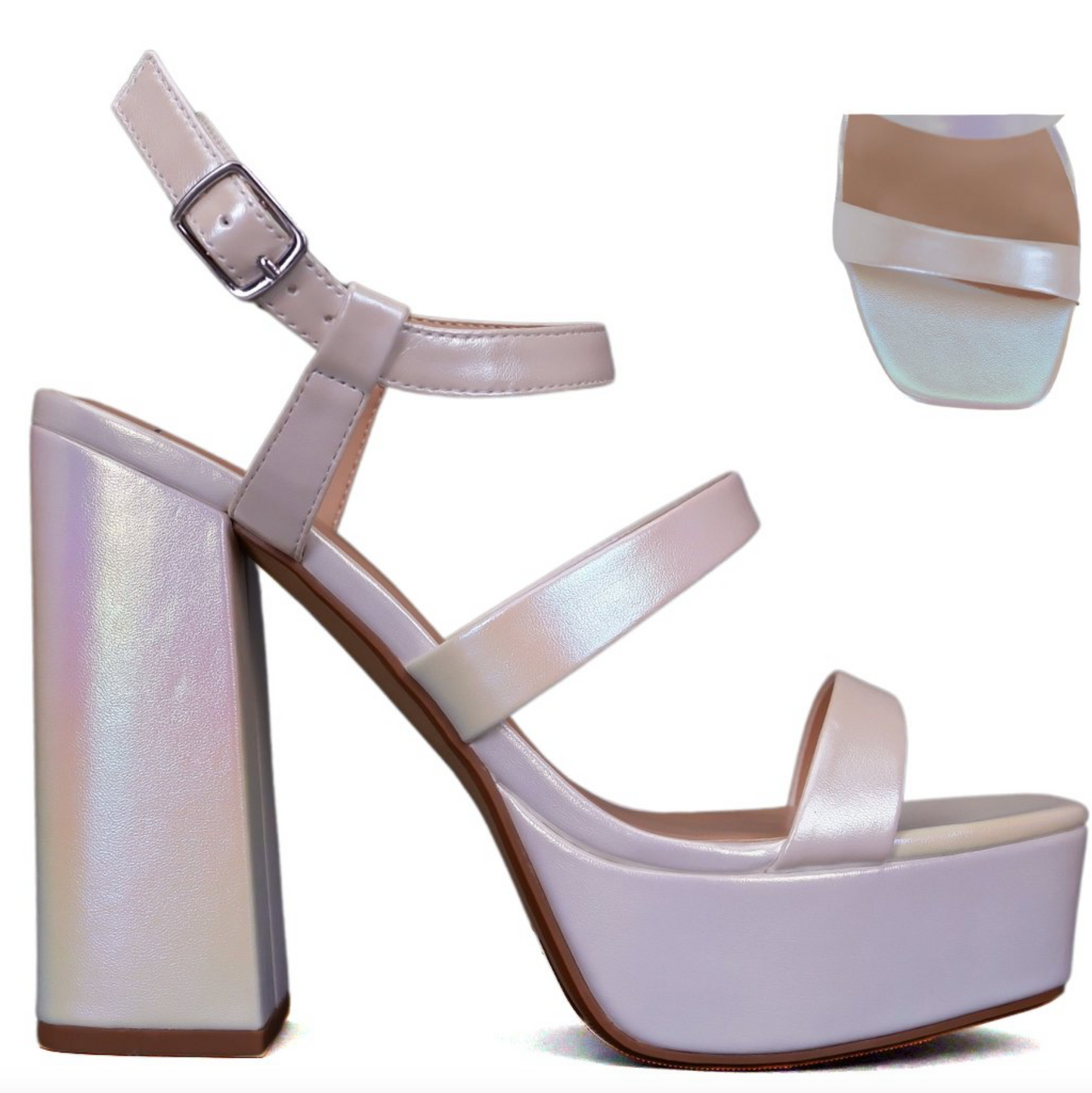Delicious Icing Platform Heel