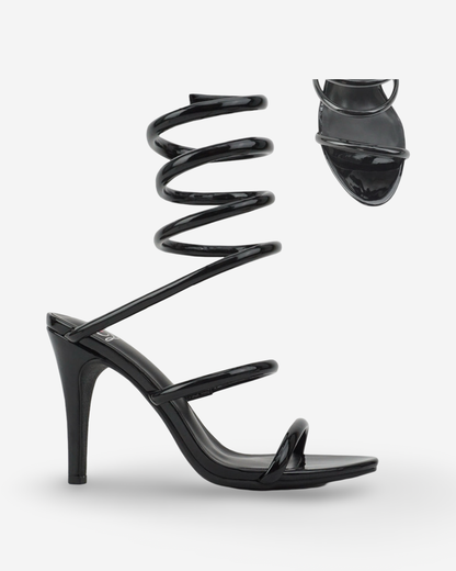 Soda Axis Lace-Up Heel