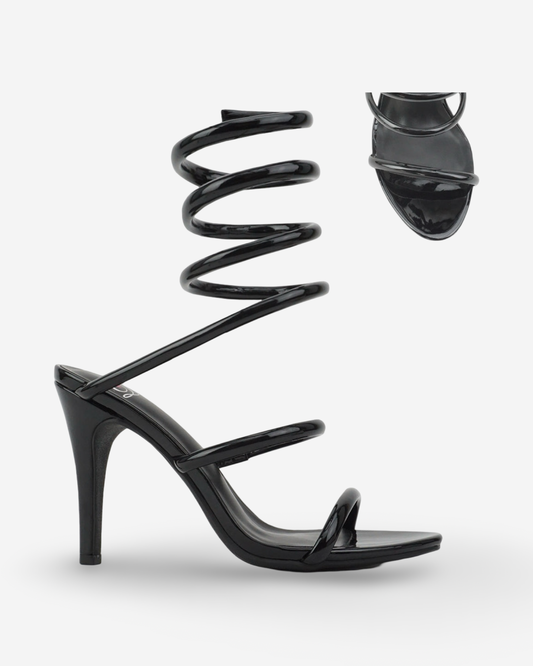 Soda Axis Lace-Up Heel
