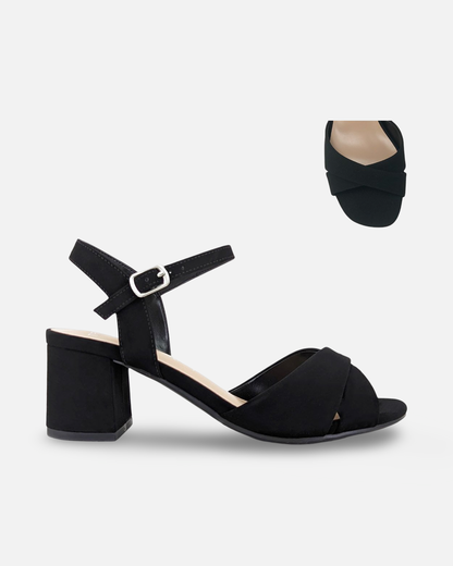 City Classified Mila Wide Fit Chunky Heel