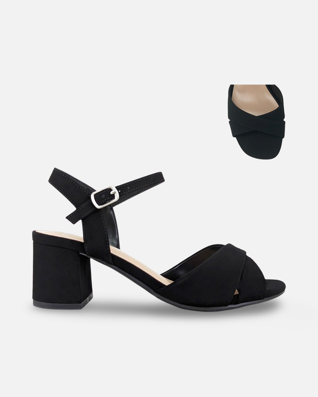 City Classified Mila Wide Fit Cunky Heel