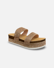 Load image into Gallery viewer, Forever LaJolla-87 Rhinestone Platform Slide Sandal
