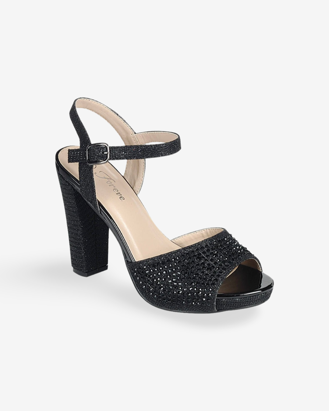 Forever Scoble  Rhinestone Heel