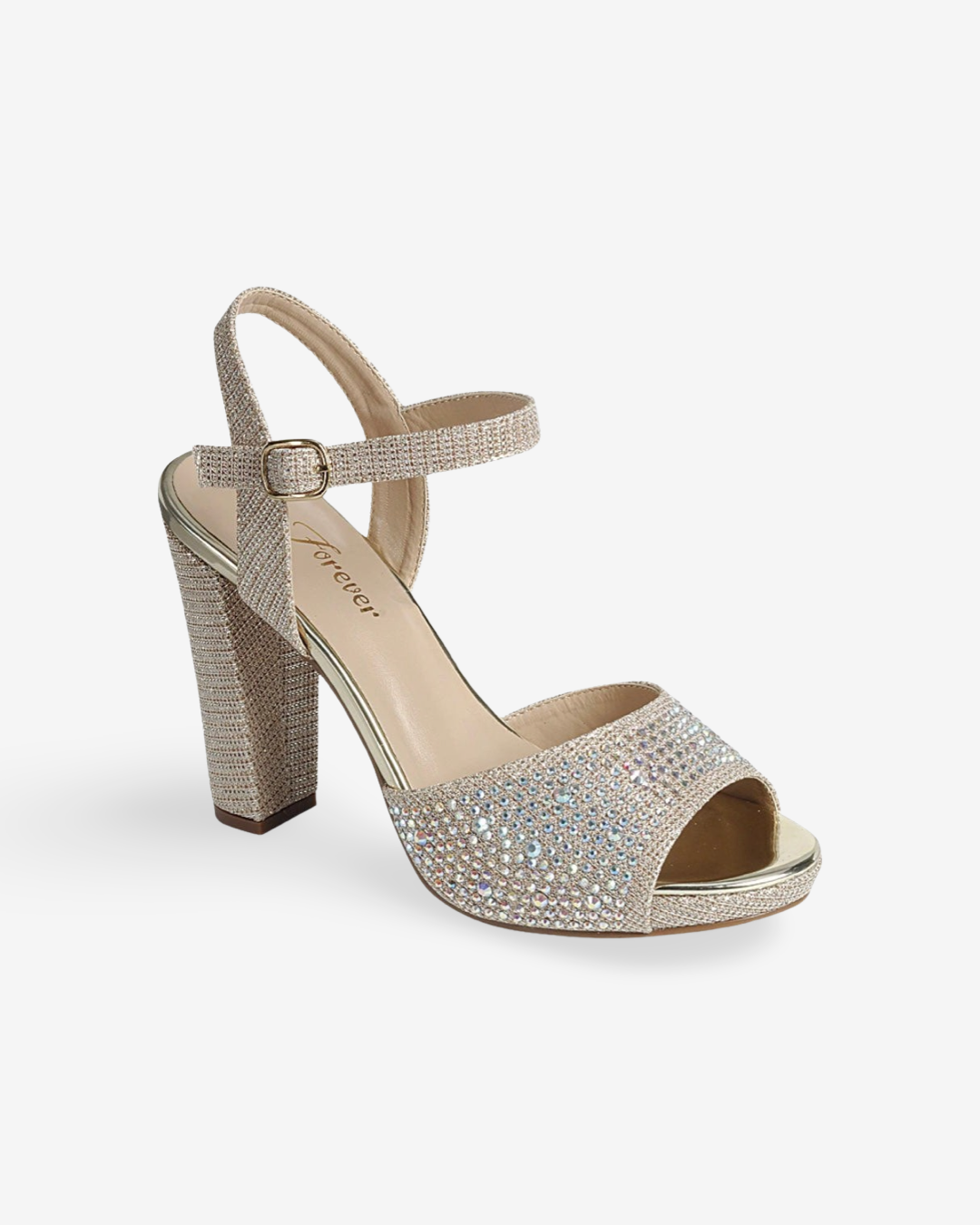 Forever Scoble  Rhinestone Heel