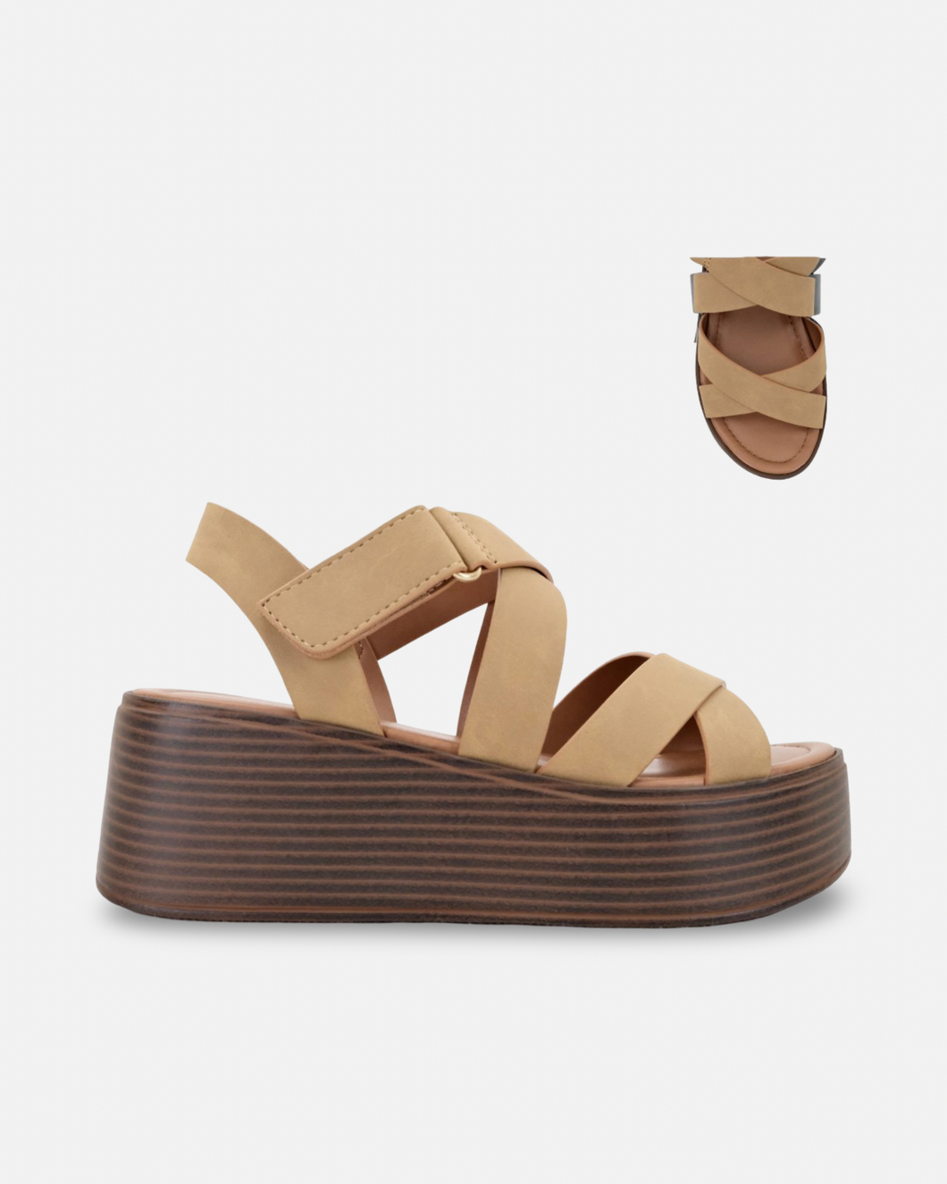 Soda Dough Platform Sandal