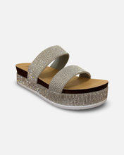 Load image into Gallery viewer, Forever LaJolla-87 Rhinestone Platform Slide Sandal
