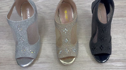 Delicacy Perform-67 Glitter Rhinestone Heel