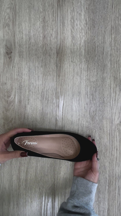 Forever Short Chunky Heel Pump