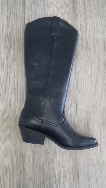 Soda Zahara High Western Boot
