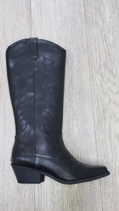 Soda Zahara High Western Boot